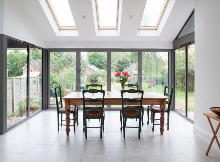 An intallation of some bifolding doors in Derby