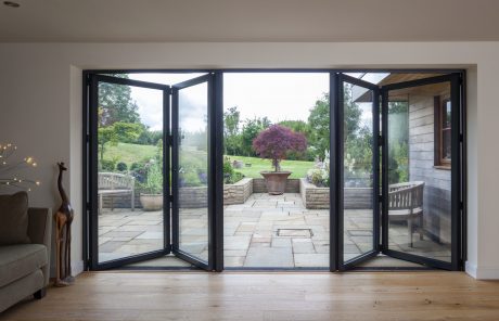 An example of some bifolding doors near Heanor