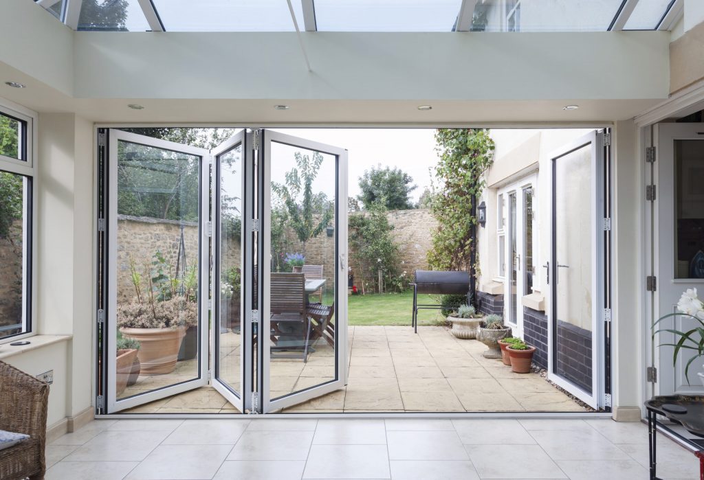 An example of some bifold doors near Tibshelf An example of some bifold doors near Tibshelf