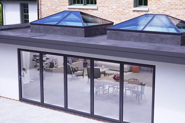 An image of some bifolding doors near Derby